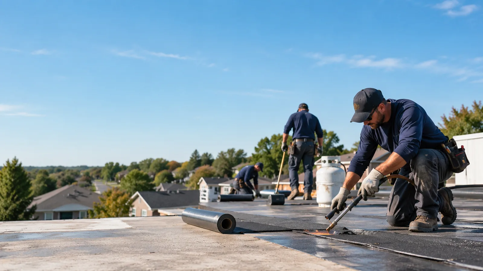 Flat Roof Leak Repair providers in Mcfarlan, NC